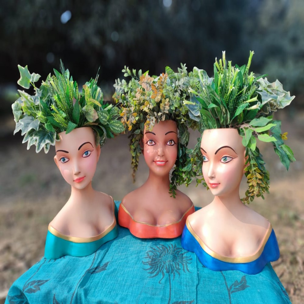 girl face  pot