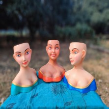 girl face  pot